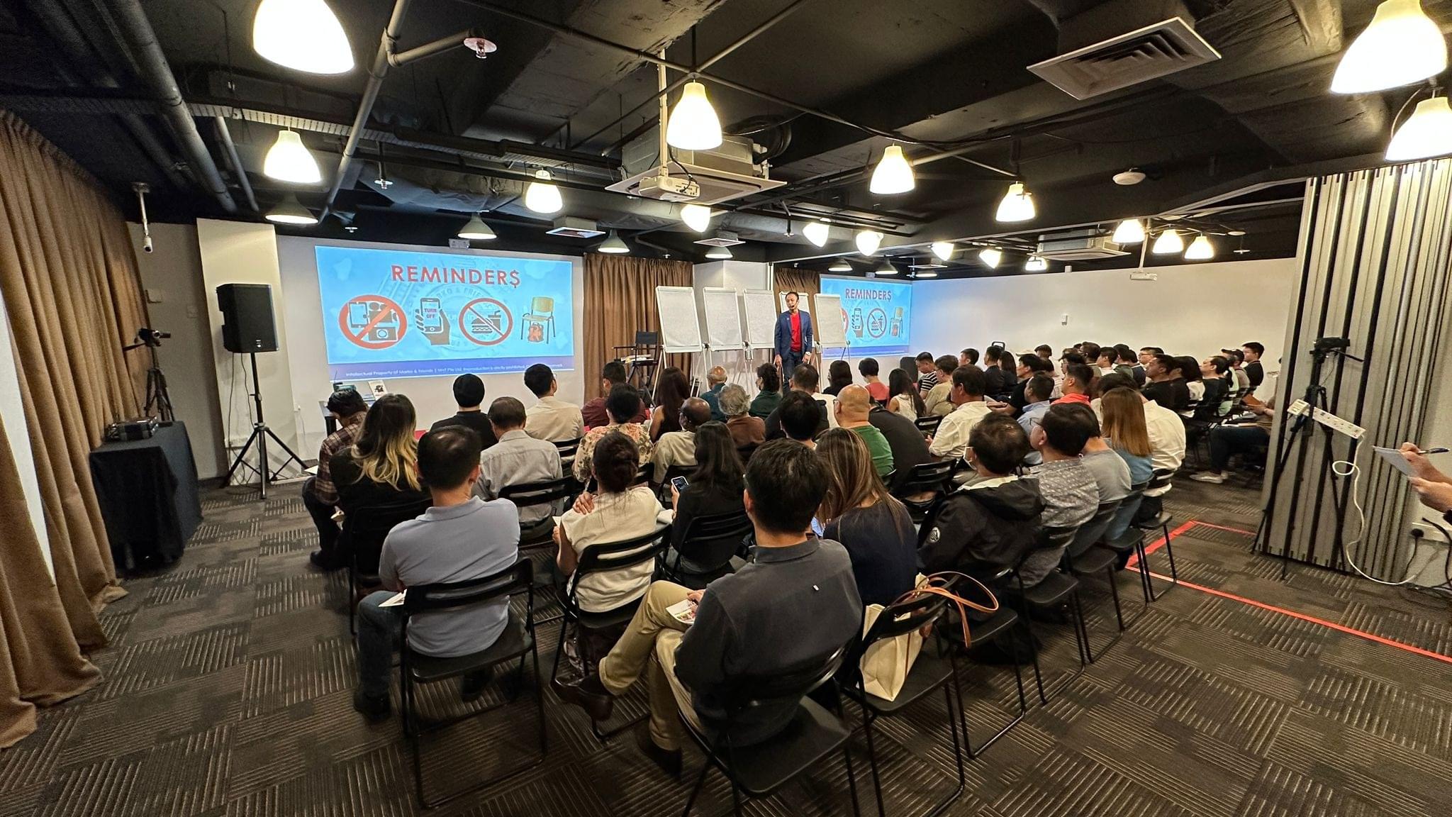 A full room at a Marko & Friends masterclass